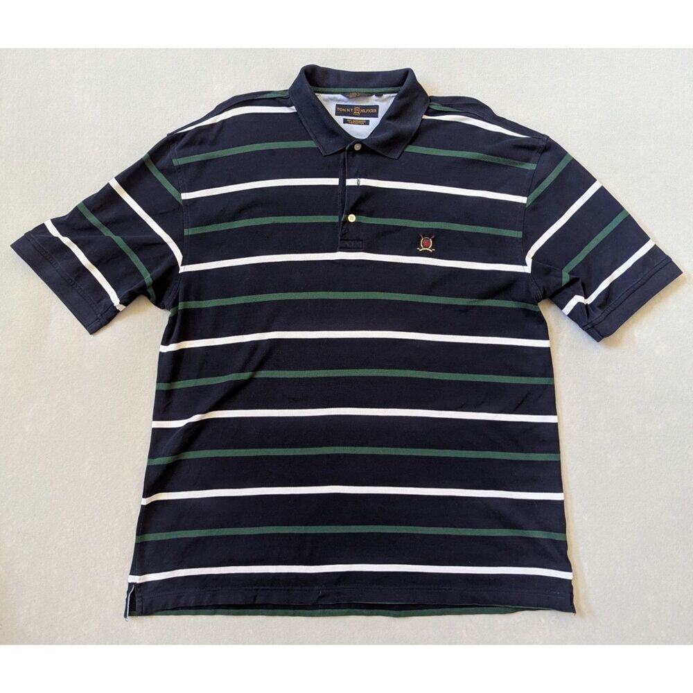 Vintage Tommy Hilfiger Golf Polo Mercerized Pima Cotton Size L